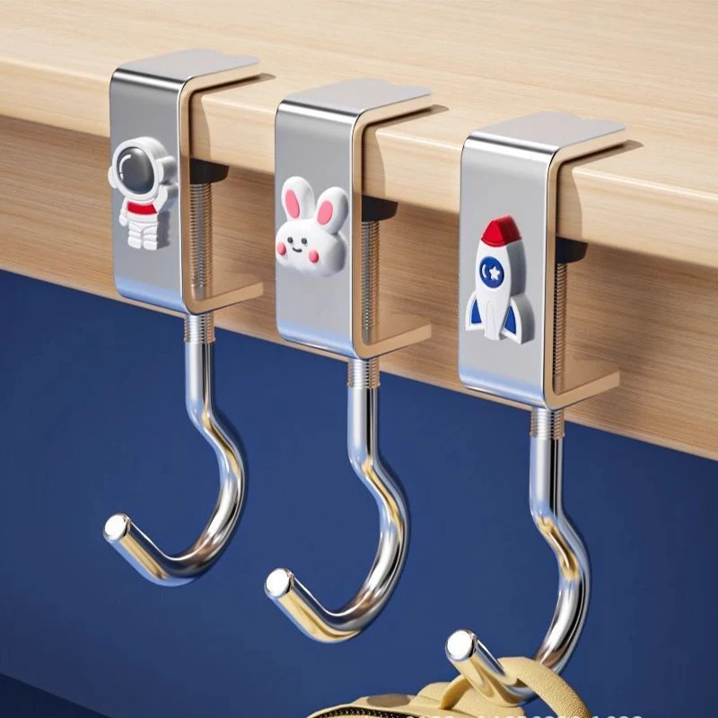 Student Schultasche Haken Desktop abnehmbare und mobile Tasche Kleiderbügel Grundschule Büro Schreibtisch Tasche Kleiderbügel Schreibtisch Rand Tasche Kleiderbügel