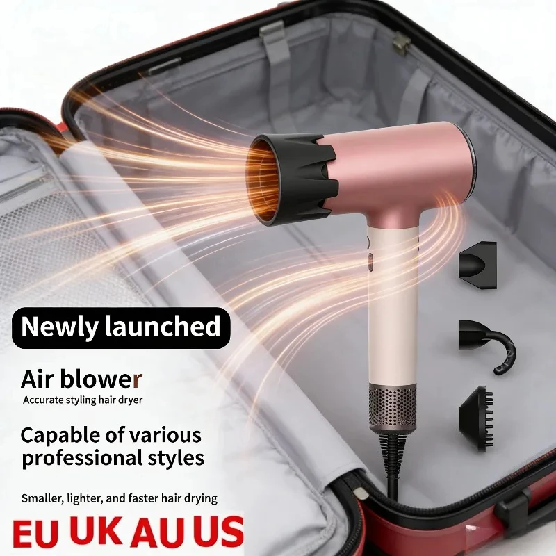 Professioneller Haartrockner, Negativ-Ionen-Haartrockner, tragbares Styling-Werkzeug für Friseursalons zu Hause, schnell trocknender elektrischer Haartrockner Image