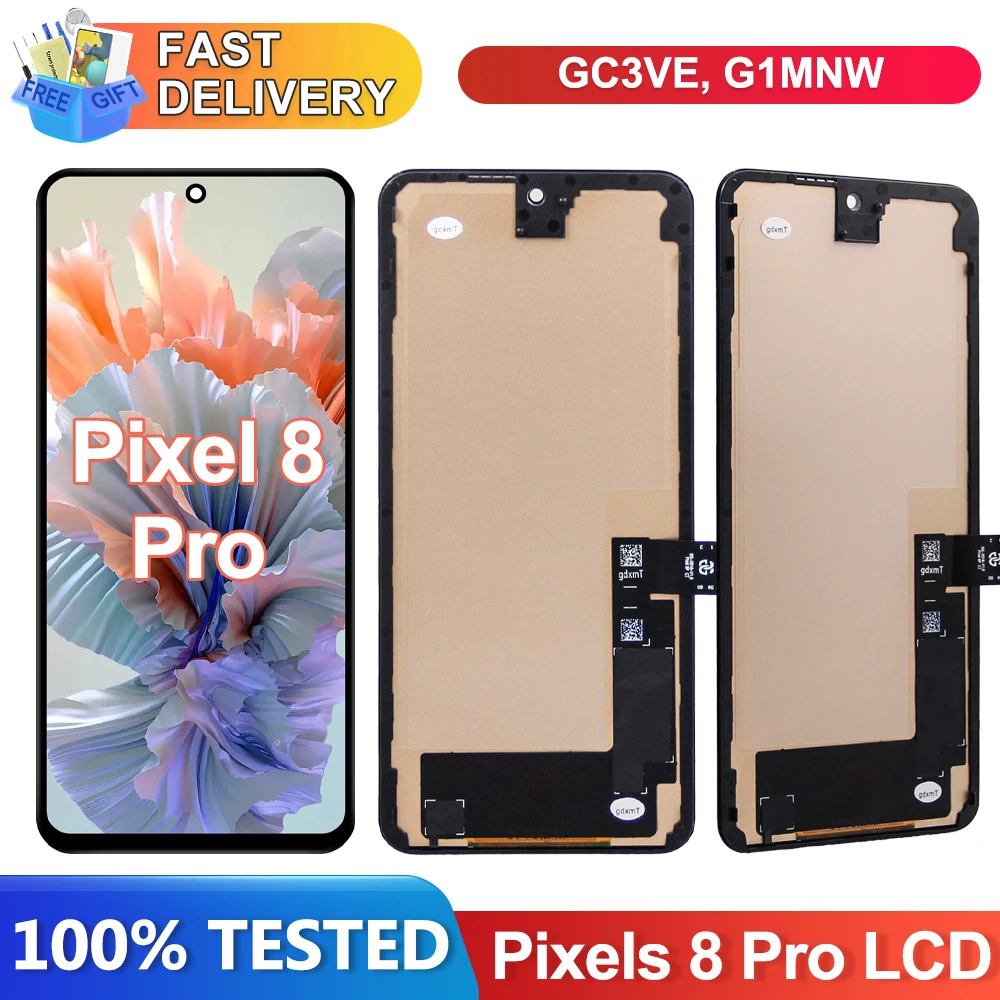 TFT Für Google Pixel 8 Pro Lcd Display Touchscreen Digitizer Für Pixel 8 Pro GC3VE G1MNW Lcd Display Ersatz Image