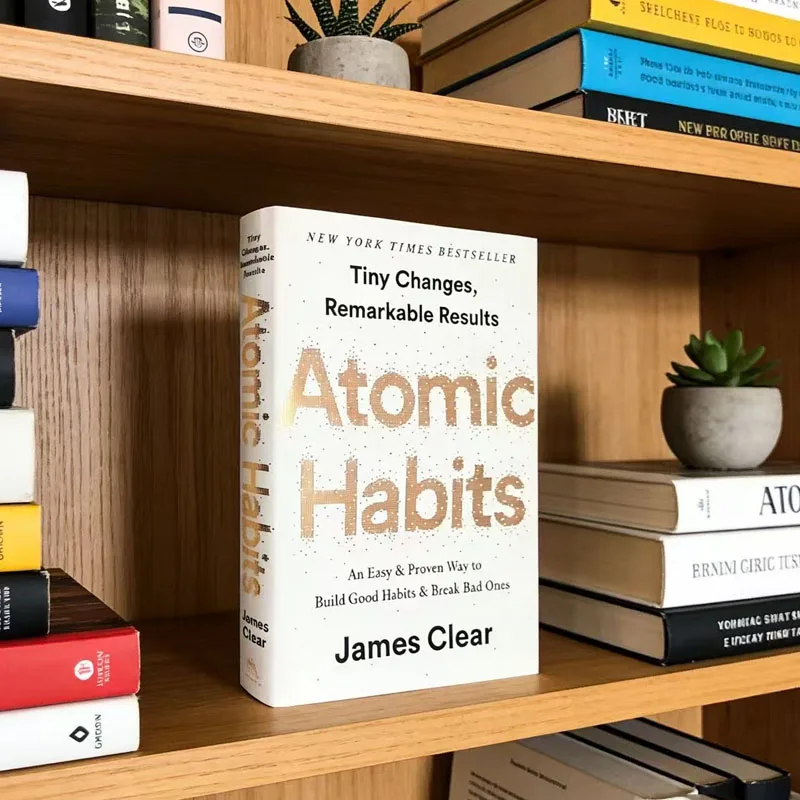 Atomic Habits von James Clear, einfacher, bewährter Weg, gute Gewohnheiten zu bauen, schlechte Einheiten zu brechen, Selbstmanagement, Selbstverbesserungsbücher Image