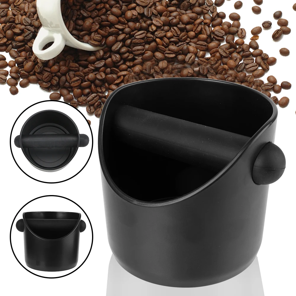 Anti Slip Coffee Grind Dump Bin Coffee Grind Knock Box Cafe Accessories Espresso Grounds Container Household Coffee Tools