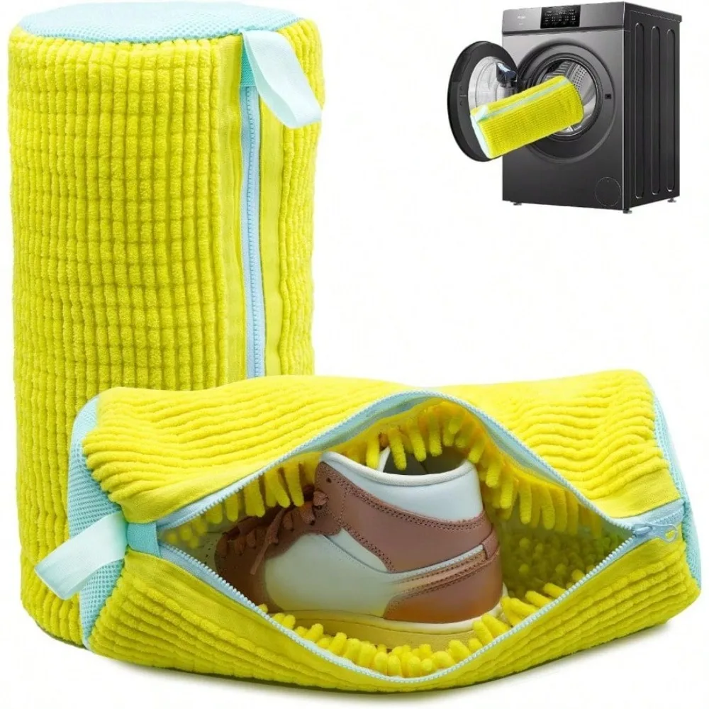 Shoe Washing Bag Reusable Laundry Shoe Bag for Washer and Dryer Fits All Shoe Types Sizes Shoe Bag for Washing Machine