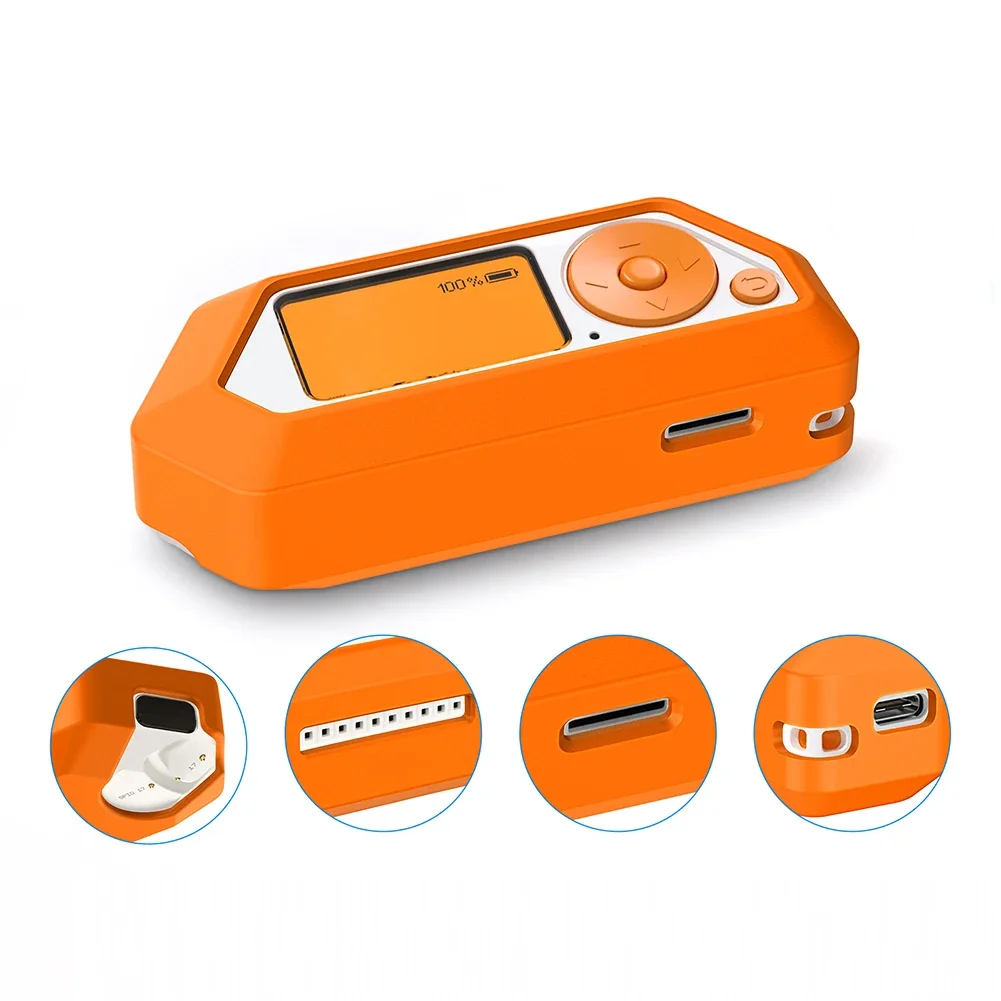 Silikonhülle, stoßfest, stoßfest, Schutzhülle, kratzfest, Spielgehäuse, tragbar, für Flipper Zero Spielzubehör Image