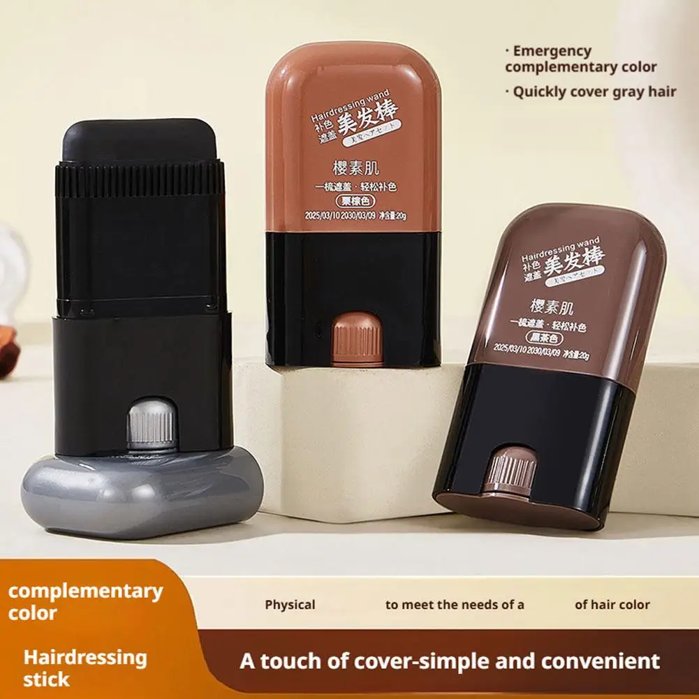 Temporäre Abdeckung Grau Haar Abdeckung Artefakte Haar Kamm Haar Farbe Kamm Schwarz Haar Einweg Haar Farbe Stift Friseur Zauberstab