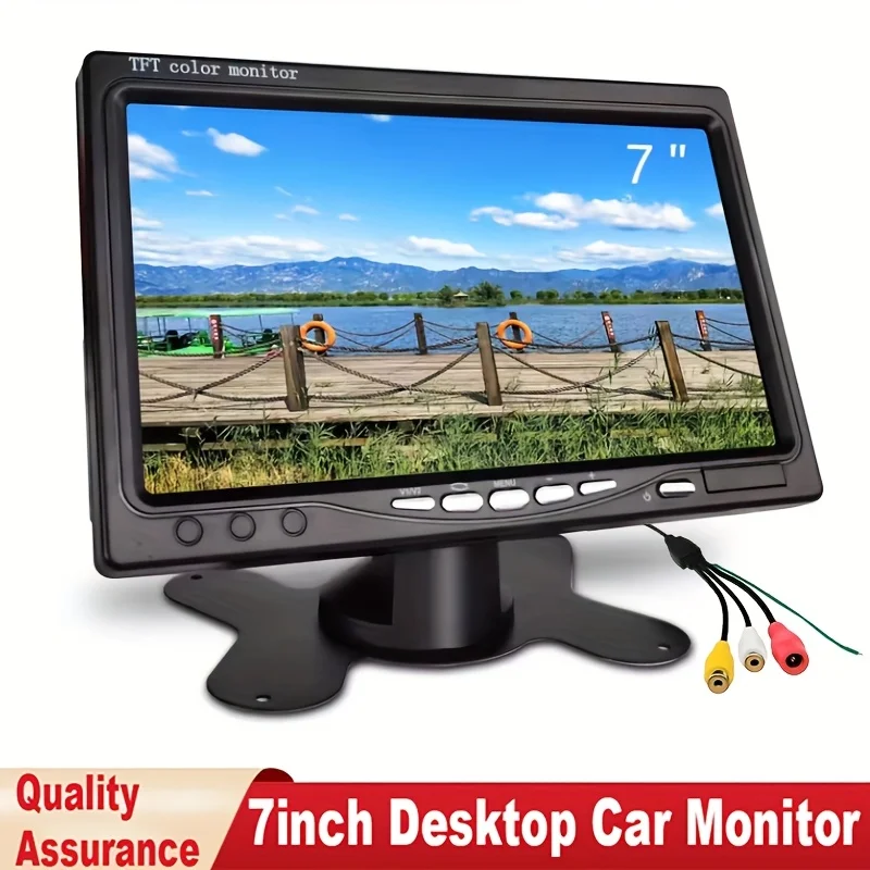 Parkplatz 7-Zoll-Desktop-Monitor für universelle Auto-Laufwerkssicherheit (Kamera nicht in) 7-Zoll-TFT-LCD-Bildschirm für Auto, SUV, Van, LKW