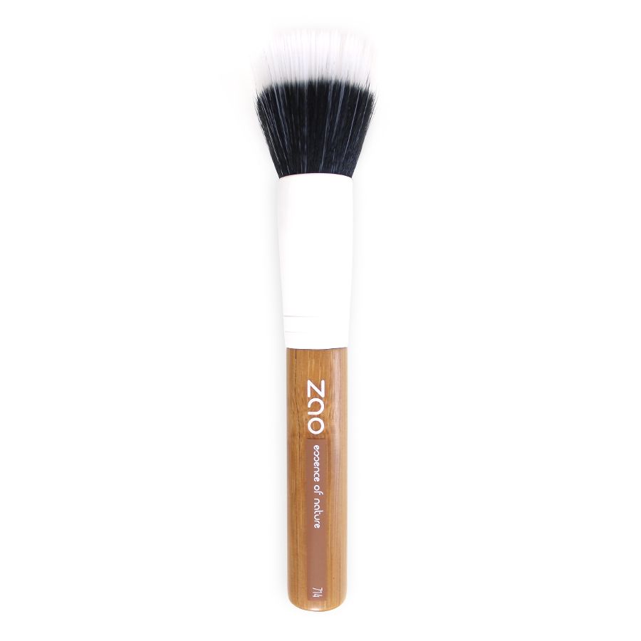 ZAO Make-up Pennello Bambù Fondotinta duo Fibra 1 St
