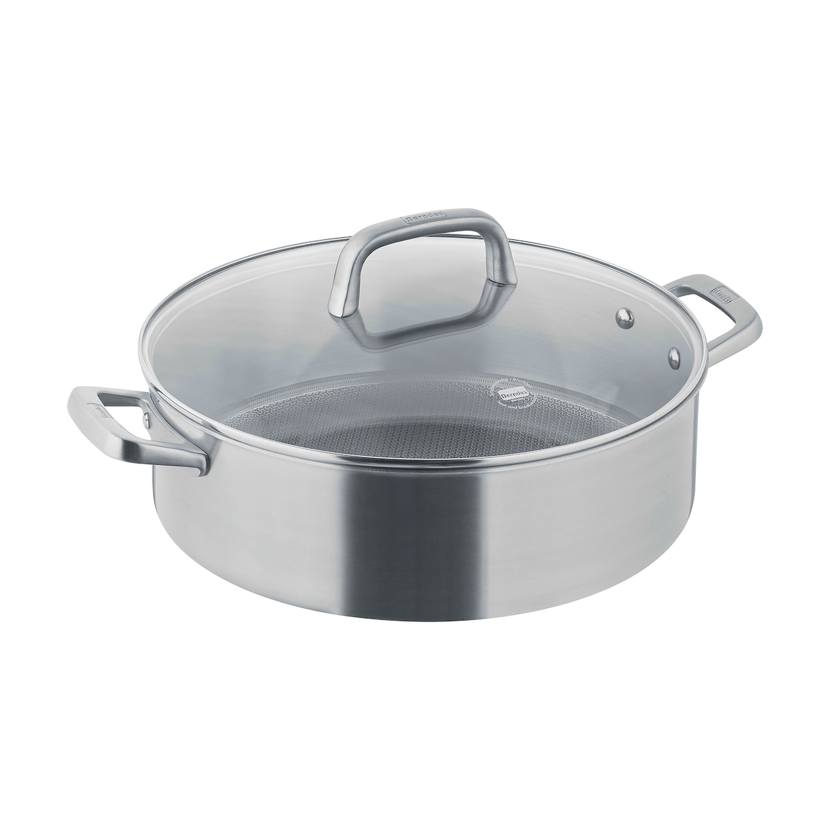 Berndes Servierpfanne mit Glasdeckel, poliert - Tricion Resist b.nature32 cm Image