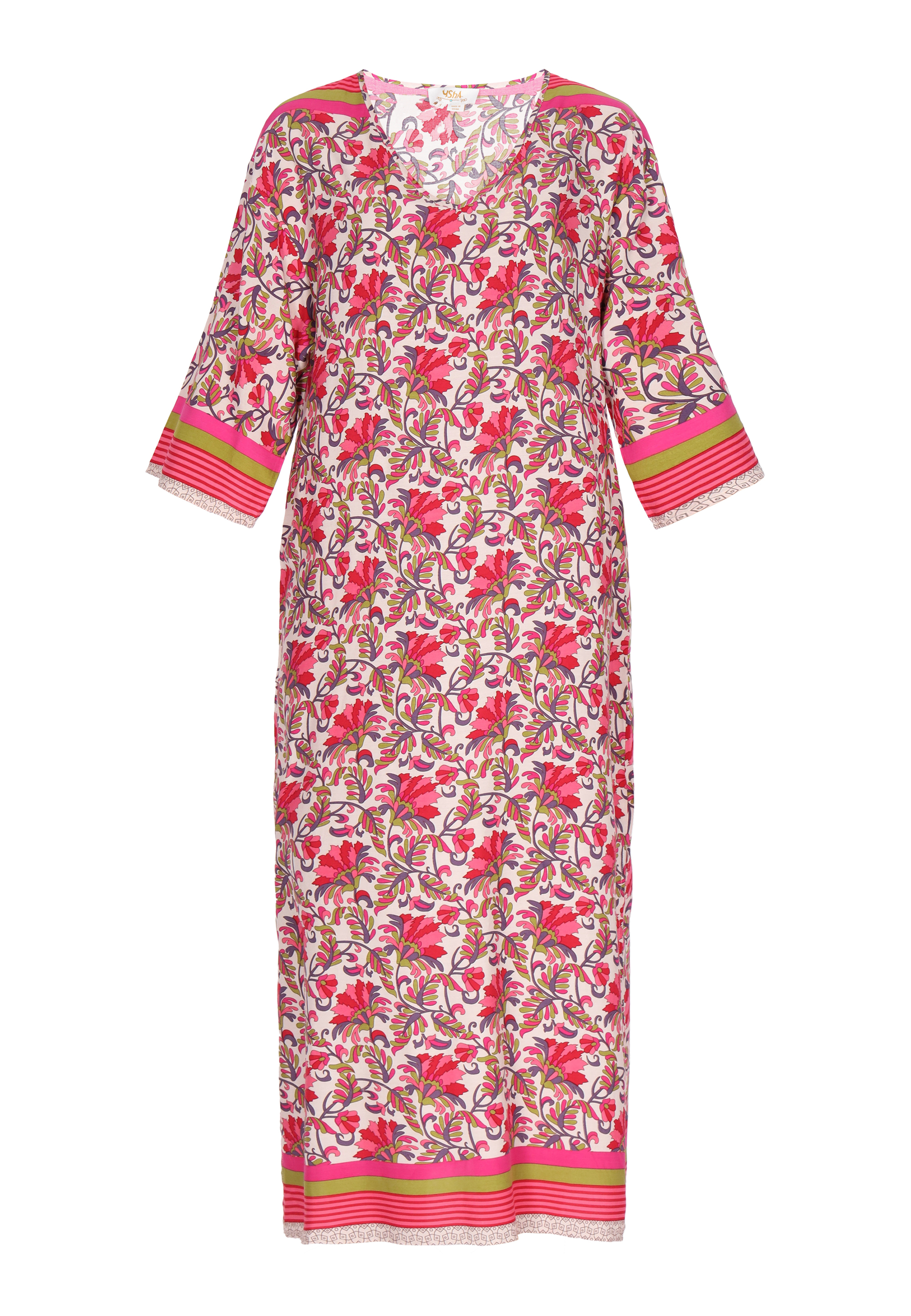 usha Kleid Frauen rot mehrfarbig M