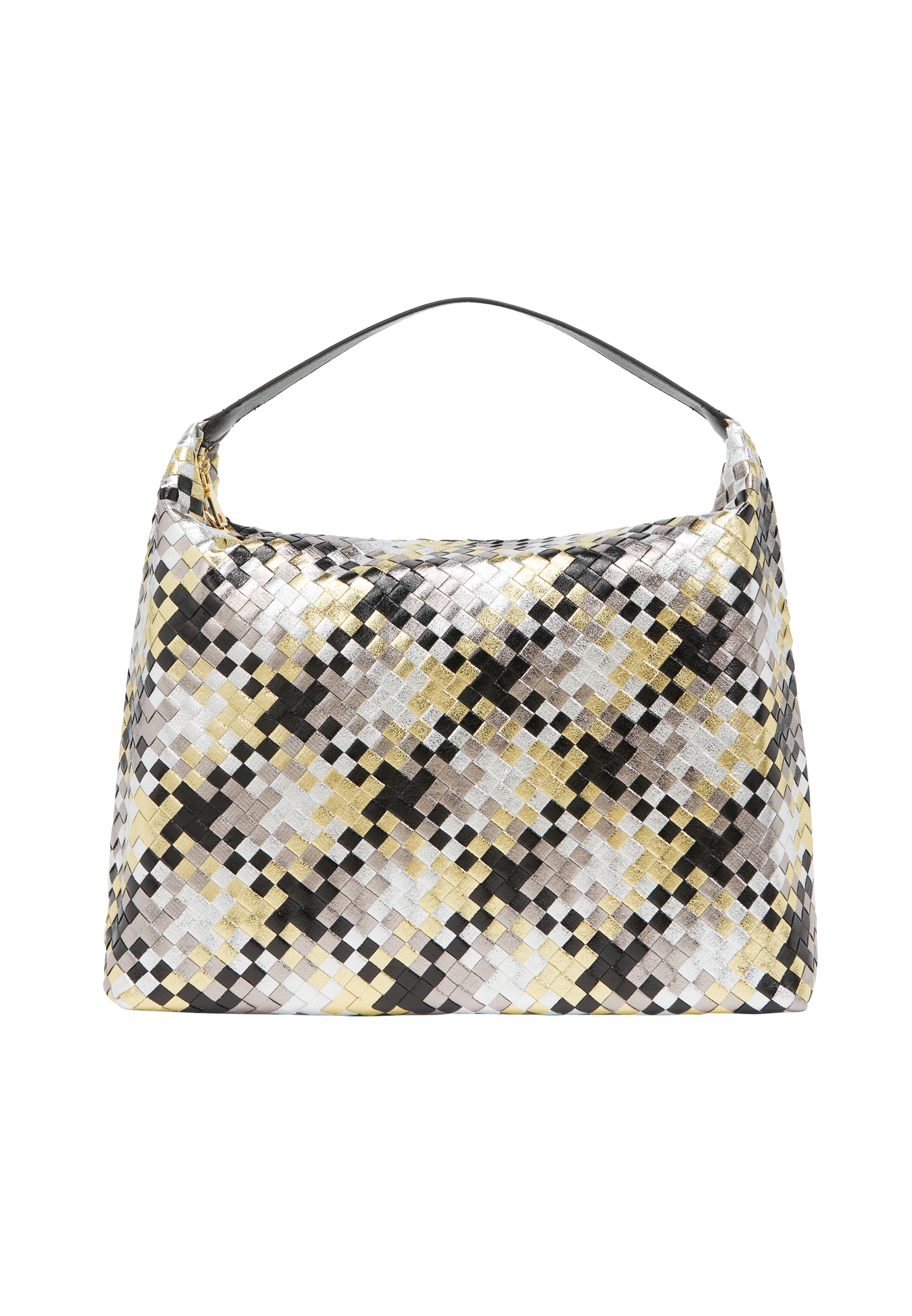 Faina Hobo-Tasche Hobo-Tasche Frauen Weiß Schwarz Gelb Image