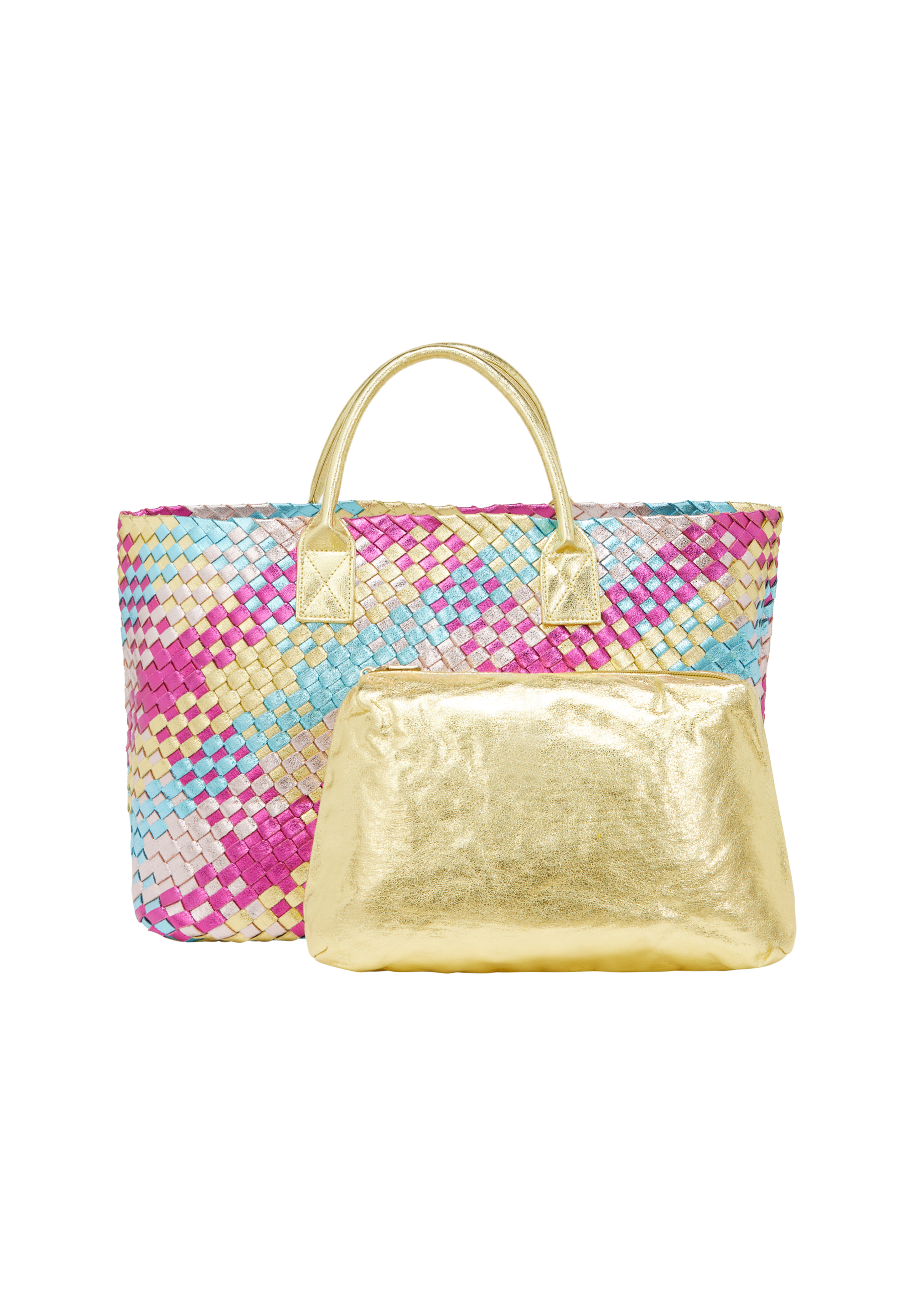 Faina 2-IN-1-Tragetaschen-Set 2-IN-1-Tragetaschen-Set Frauen rosa blau Image