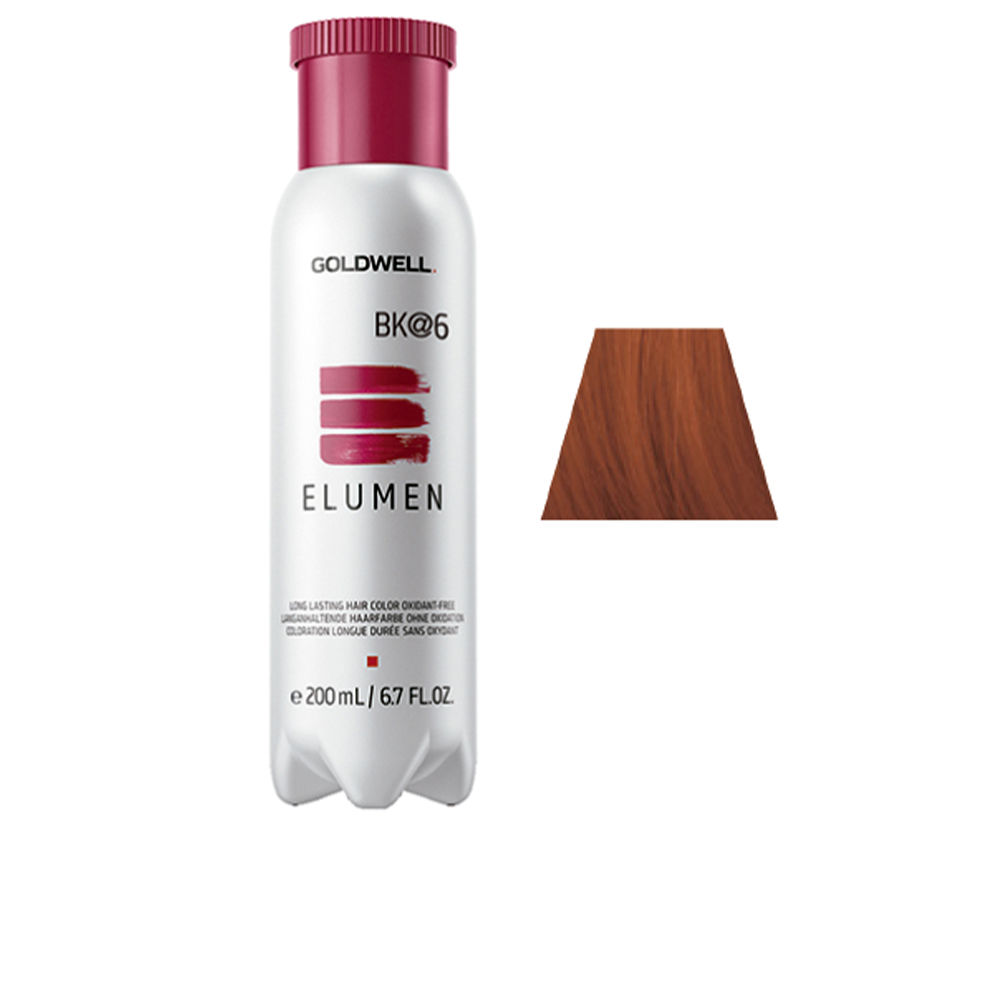 Elumen Long Lasting Hair Color Oxidant Free #bk@6 200 ml Image