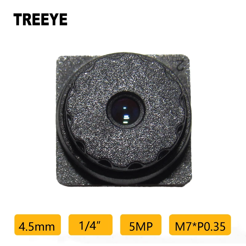 HD 5MP 4,5 mm M7 Objektiv 5,0 Megapixel 1/4 Zoll Miniaturobjektiv 650 nm IR Fitler Barcode-Scanning-Objektiv QR-Scanner-Objektiv Türklingel CCTV-Objektiv Image