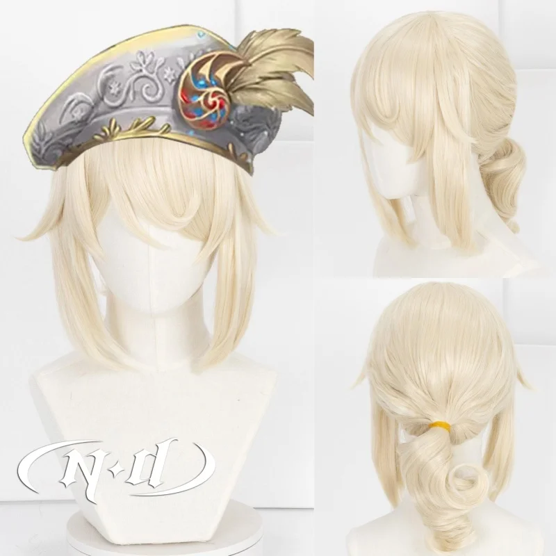 Nd Maler edgar valden Spiel Identität antike Cosplay Perücken für Halloween Party Cosplay goldene Haar Perücken für Comic Con Coser synthetisch Image