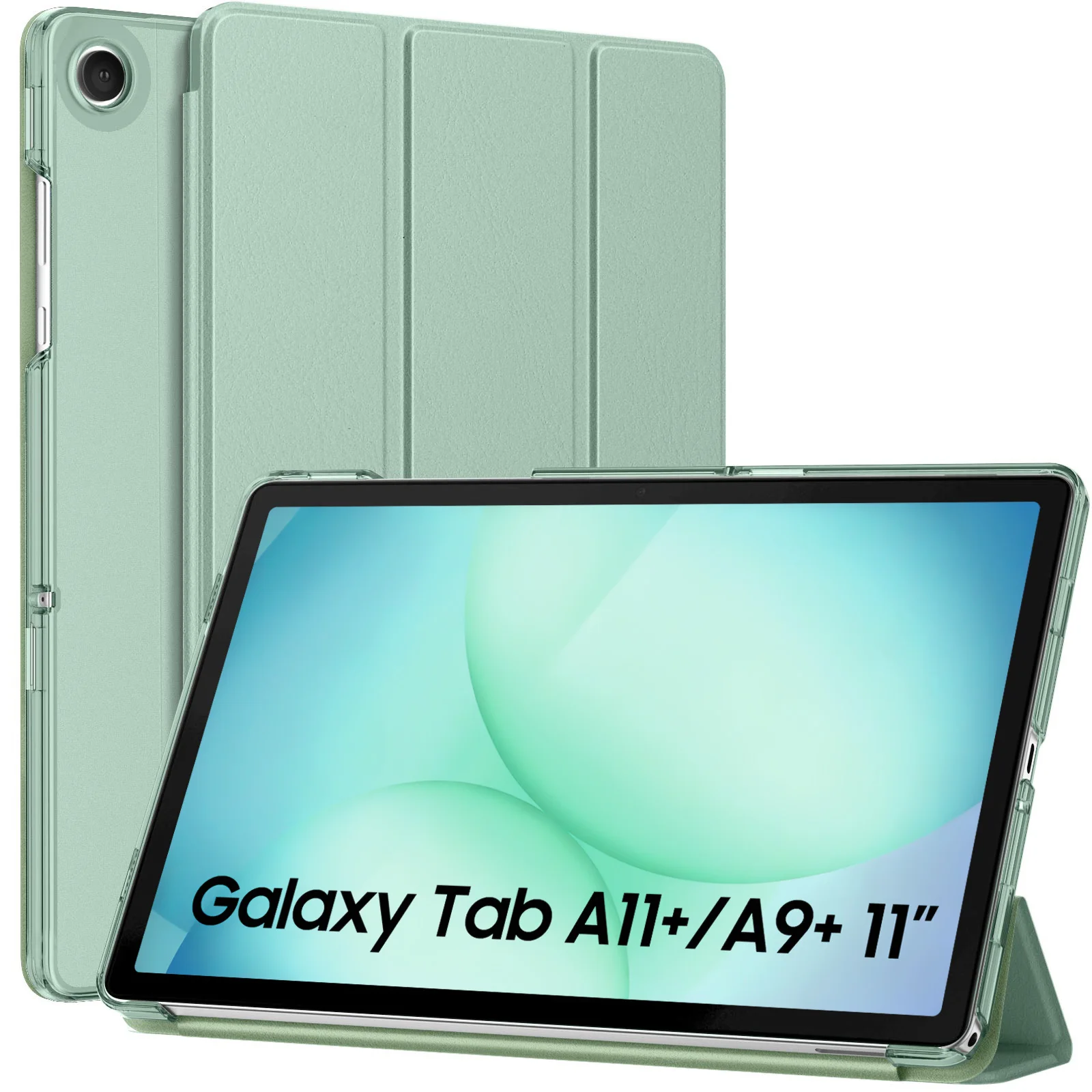 Hülle für Galaxy Tab A11+ Plus 2022, schlankes, schützendes Smart-Cover mit harter PC-Rückschale für Galaxy A9+, 11 Zoll 2023 Image