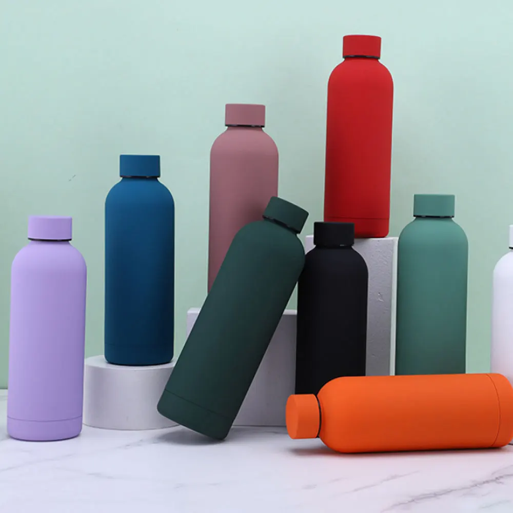 Edelstahl Thermoskanne Vakuum flaschen tragbare Outdoor-Reise Sport Wasser flasche isolierende Kaffeetasse Tasse Image