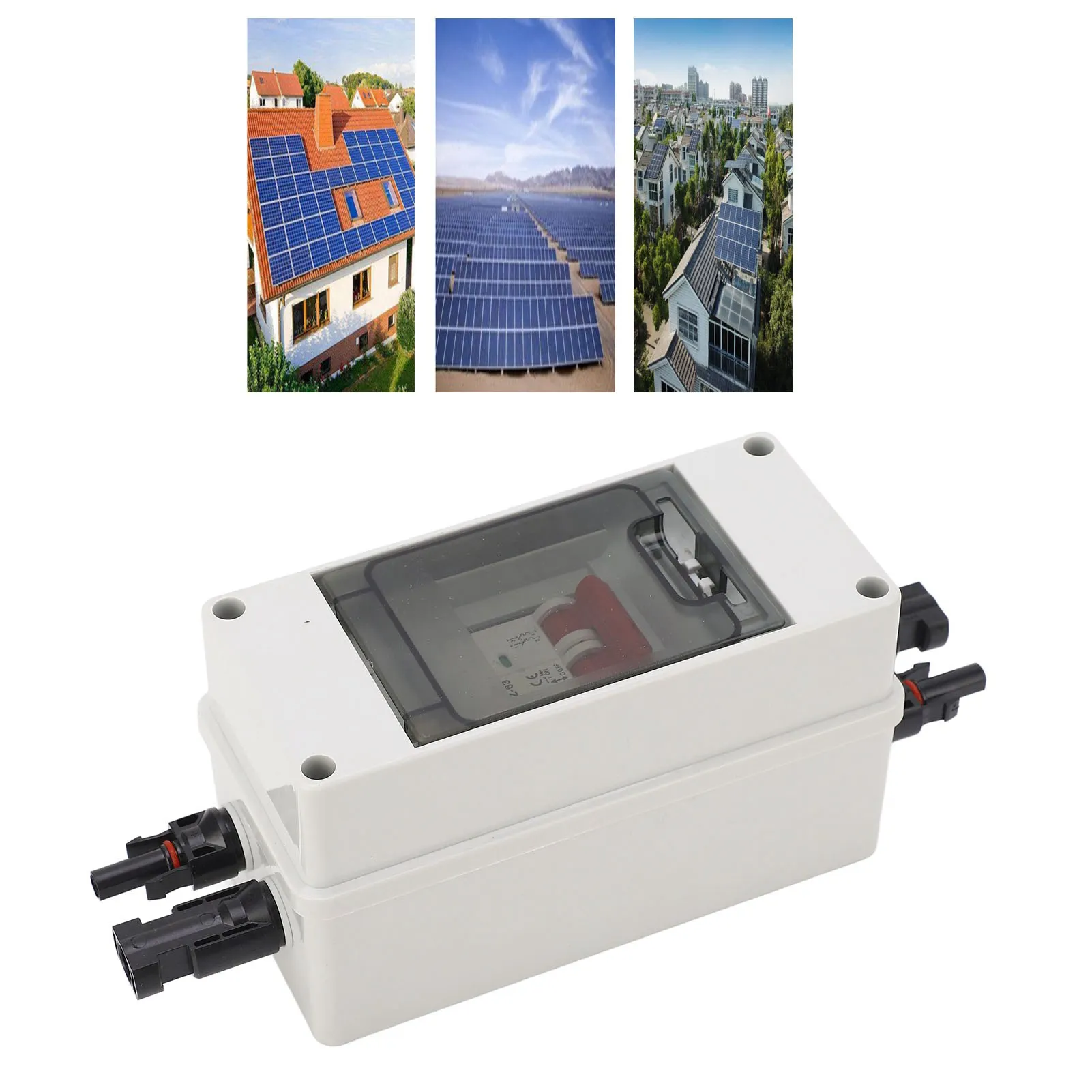 Solar-Trennschalter, Mini-Leistungsschalter mit IP65 wasserdichter Verteilerkasten, PV-Trennschalter, DC500 V, Photovoltaik-Trennschalter Image