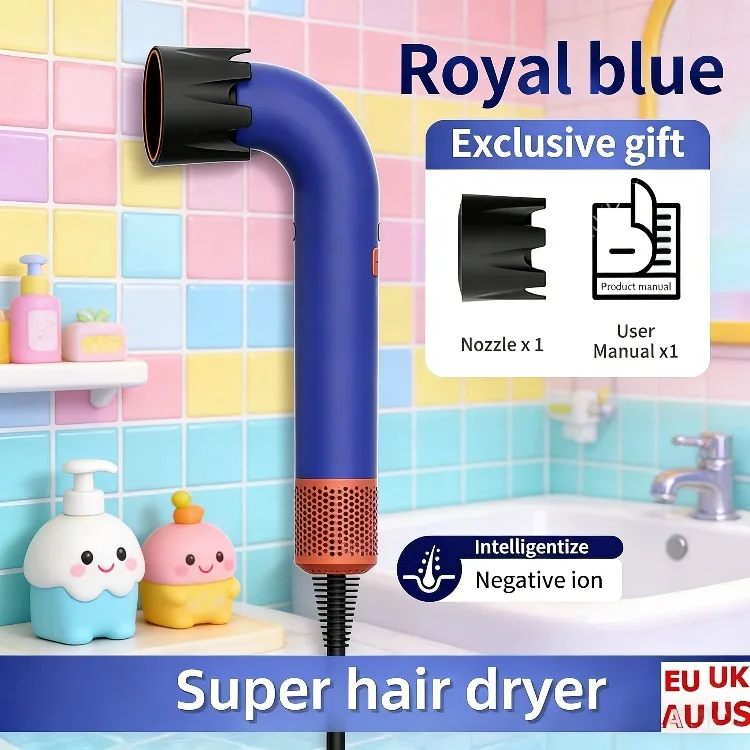 Professioneller Haartrockner, Negativ-Ionen-Haartrockner, tragbares Styling-Werkzeug für Friseursalons zu Hause, schnell trocknender elektrischer Haartrockner Image