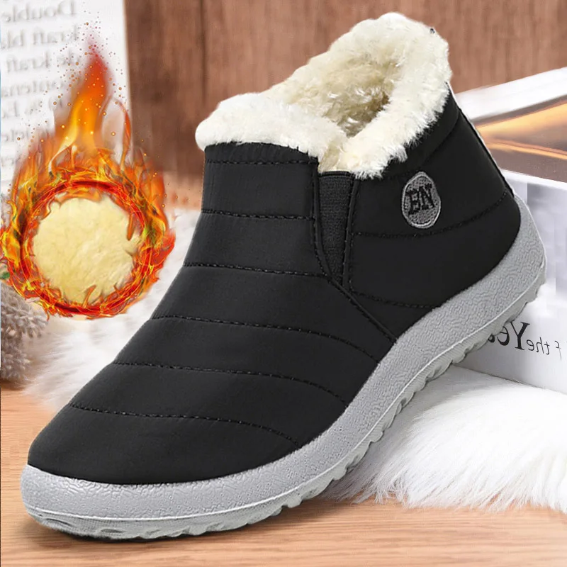 Männer Stiefel Schnee Outdoor männer Schuhe Plus Größe männer Winter Stiefel Plüsch Schuhe Männer Wasserdichte männer Stiefel männliche Schuhe Arbeit Schuhe