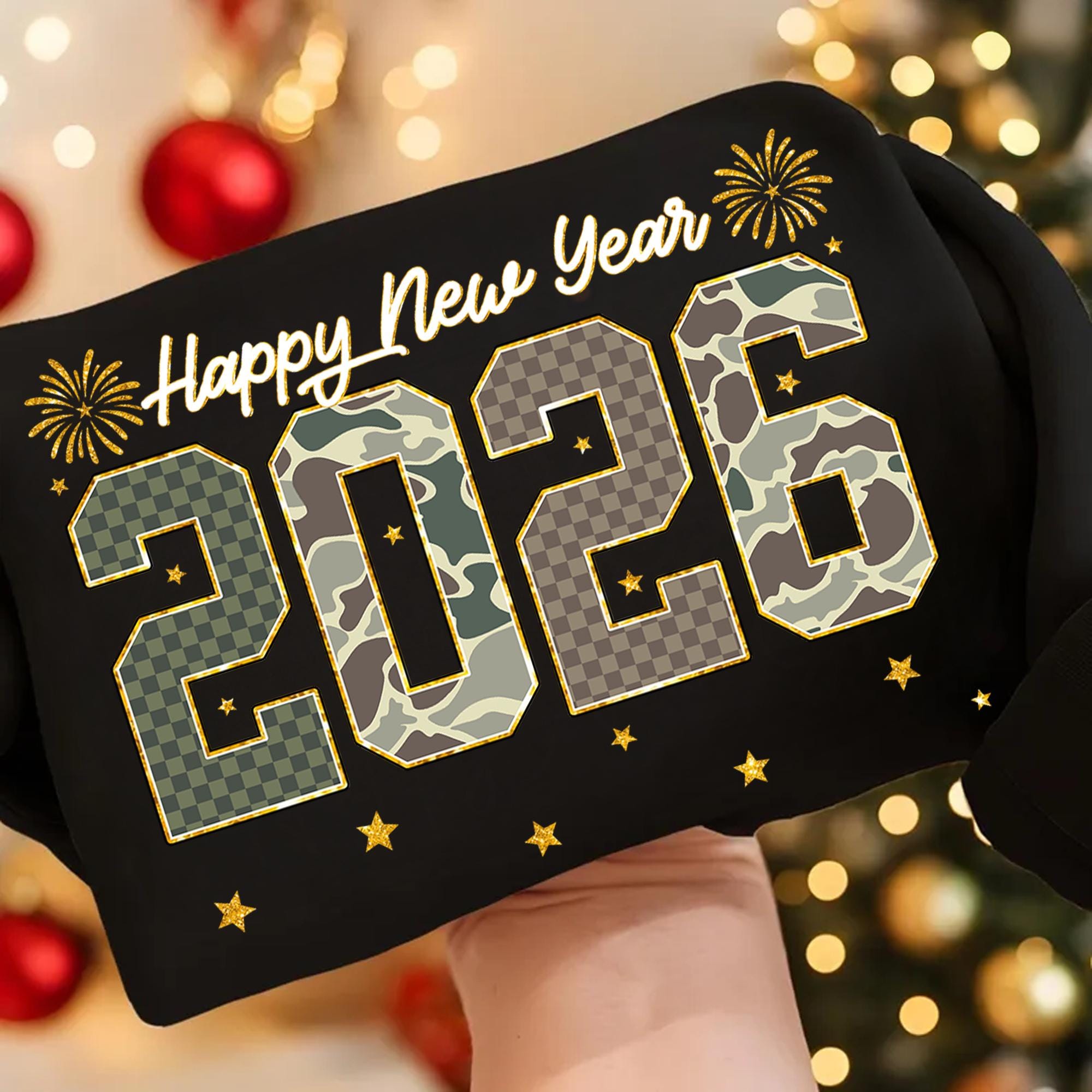 Camo 2026 Felice Anno Nuovo PNG, 2026 Camouflage, Vecchio Camouflage 2026, Felice Anno Nuovo, Retro 2026 Felice Anno Nuovo Design a Sublimazione Png