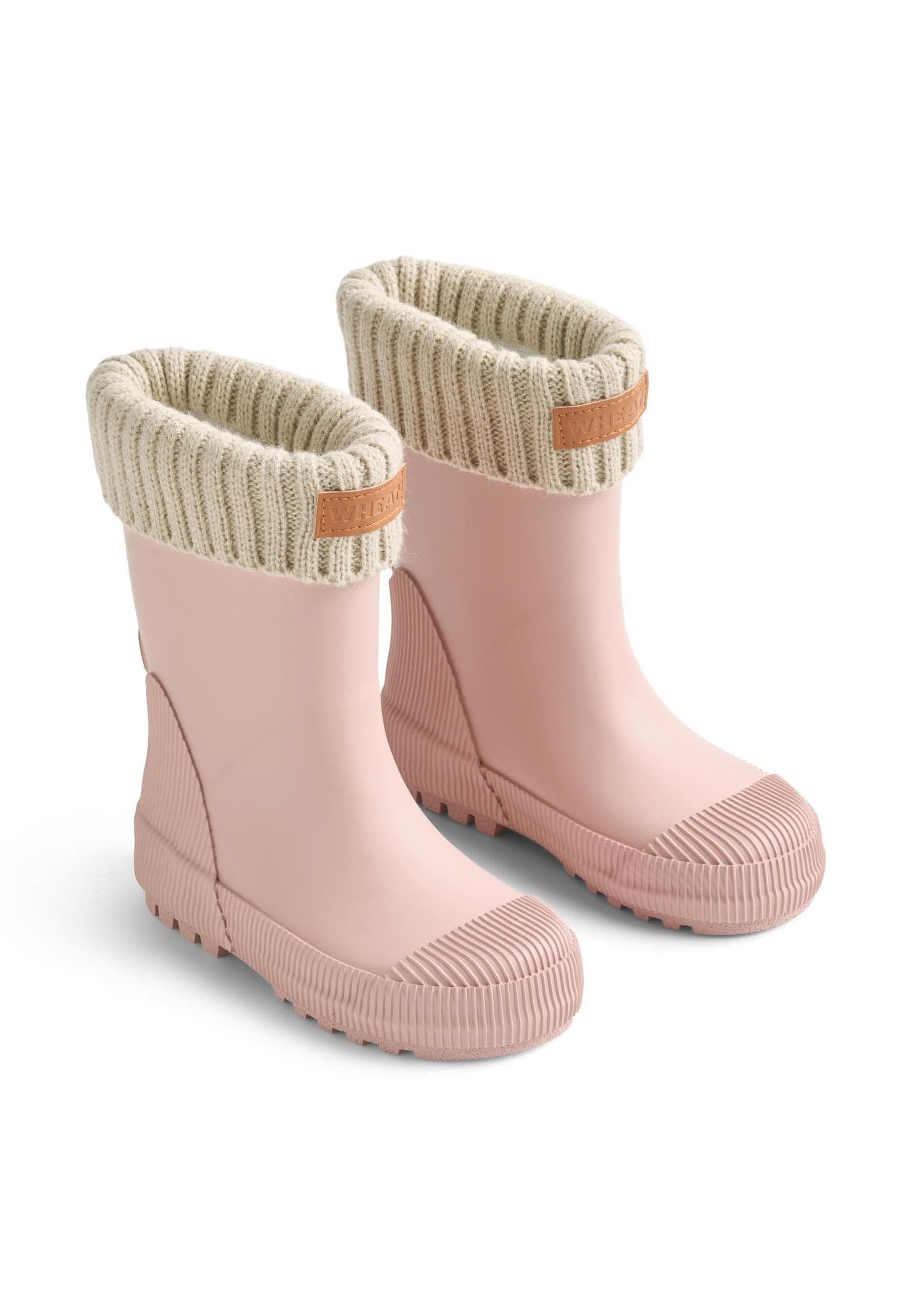 Stiefel WHEAT "WHEAT Rubber Boot Thermo Wader", Damen, Gr. 34, rose powder, unifarben, Schuhe Stiefel