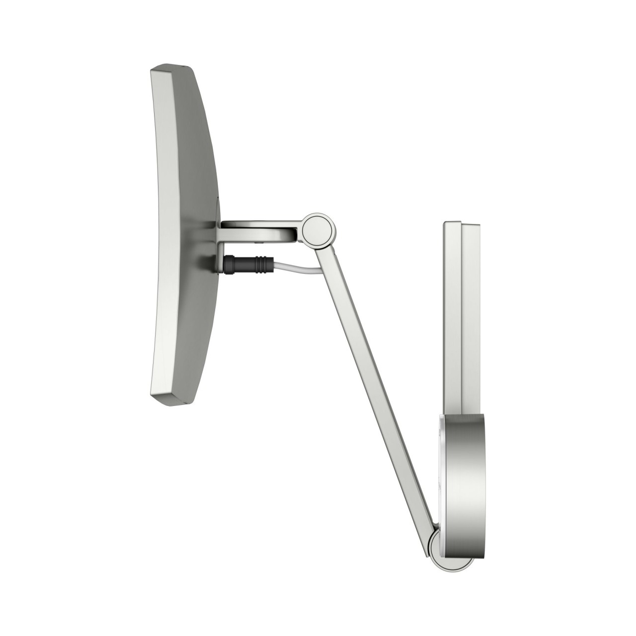 Keuco Kosmetikspiegel iLook_move eckig 17613, beleuchtet, Glasbedienfeld, Edelstahl-finish, 17613069 17613069002 Image