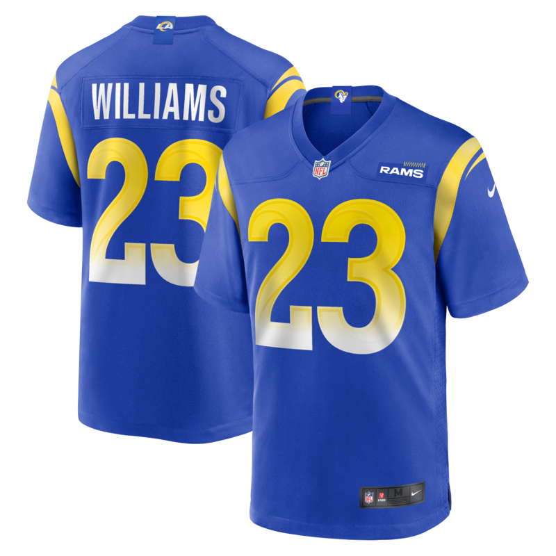Los Angeles Rams Nike Game Heimtrikot - königsBlau - Kyren Williams - Herren Image