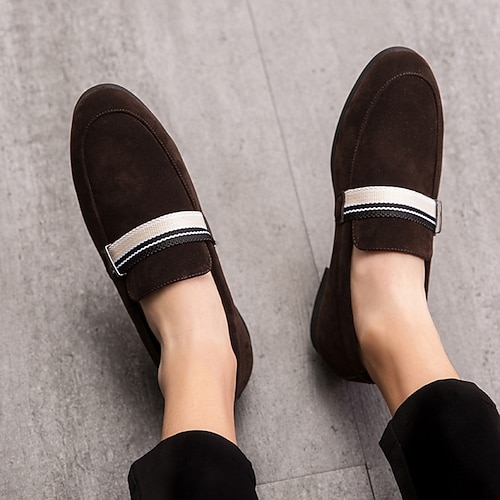 Grüne Herren-Loafer, leichte Slipper zum Hineinschlüpfen, modische Freizeitmokassins für den Alltag, Partys und Outfits zum St. Patrick's Day Image