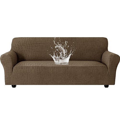 Wasserdichter, dicker Jacquard-Sofabezug, Rundum-Sofaüberzug für Einzel-, Doppel- und Dreisitzer-Sofas Image