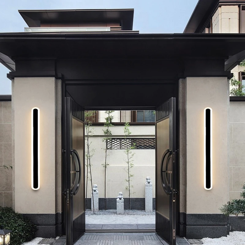 Wasserdichte outdoor wand lampe LED Lange Wand lichter IP54 hof Licht Garten Villa veranda Leuchte Licht moderne Leuchte Leuchte