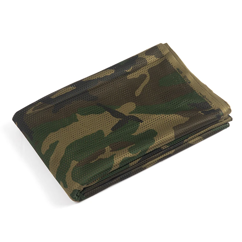 300d Camouflage Mesh Stoff Stoff Schatten Netz Camo-Net Hausgarten Dekoration Zaun Outdoor Schatten Markise Abdeckung 1,5 m breit Image