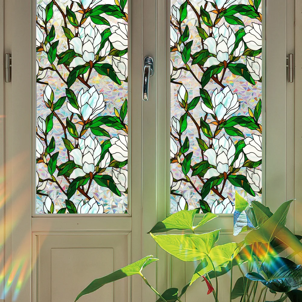 Doppelseitiges farbiges elektrostatisches Glasband, Vogelabwehr- und Antikollisionsband, farbige PVC-Fensterfolie Image