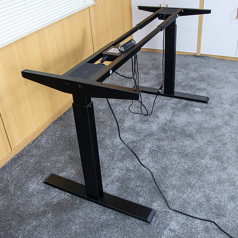 Elektrische Schreibtisch-Hebehalterung, Doppelmotor, intelligenter elektrischer Hubtisch, Doppel-Hall-Schalter für Computer, Büro, Schreibtisch Image