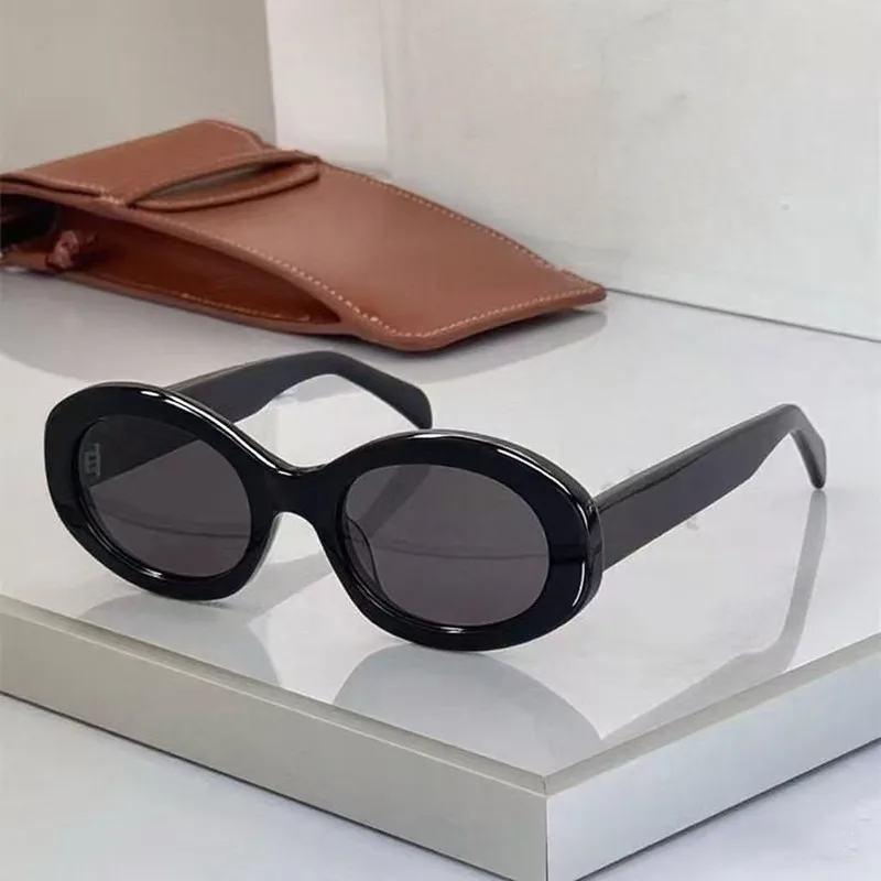 Luxusmarke Acetat Ovale Sonnenbrille Für FrauenNeue Mode Sonnenbrillen Ovale Mode Acetat Sonnenbrille UV400 Image