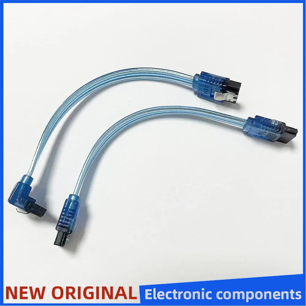 5PCS SATA3 High-Speed-Festplatten-Datenkabel SATA 8P 3.0 III 6GB/S 15/20/30/50cm gerader und gebogener Kopf Doppelseitiges Eisenschrapnell Image