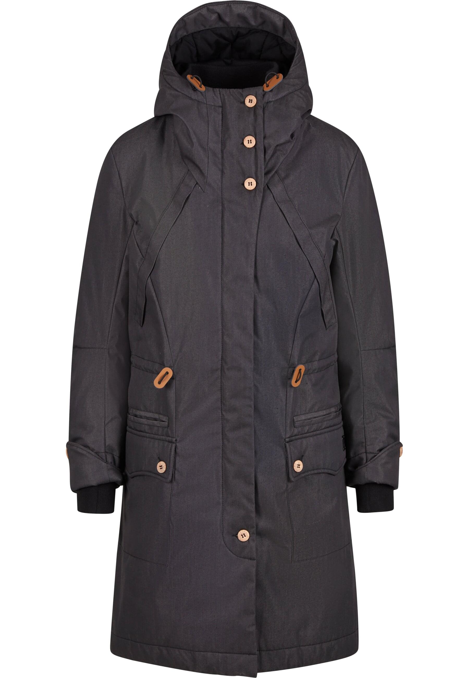 Parka BRANDIT "Brandit Brandit Women Mayleene Winterparka", Damen, Gr. XXL, schwarz, 75% Polyester, 25% Baumwolle, unifarben, normal, ohne Ausschnitt, Jacken Parka