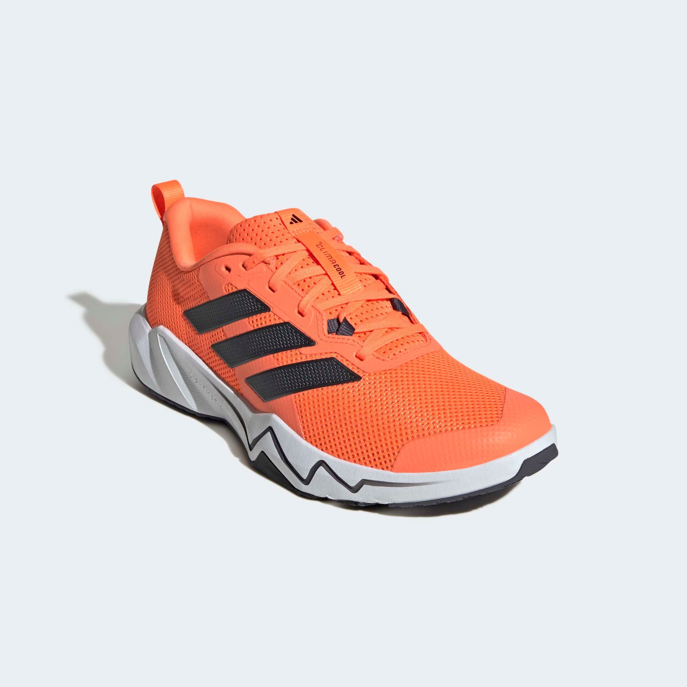 Trainingsschuh ADIDAS PERFORMANCE "RAPIDMOVE GO TRAINER M", Damen, Gr. 45, lucid orange, core schwarz, aurora onix, Textil, Schuhe