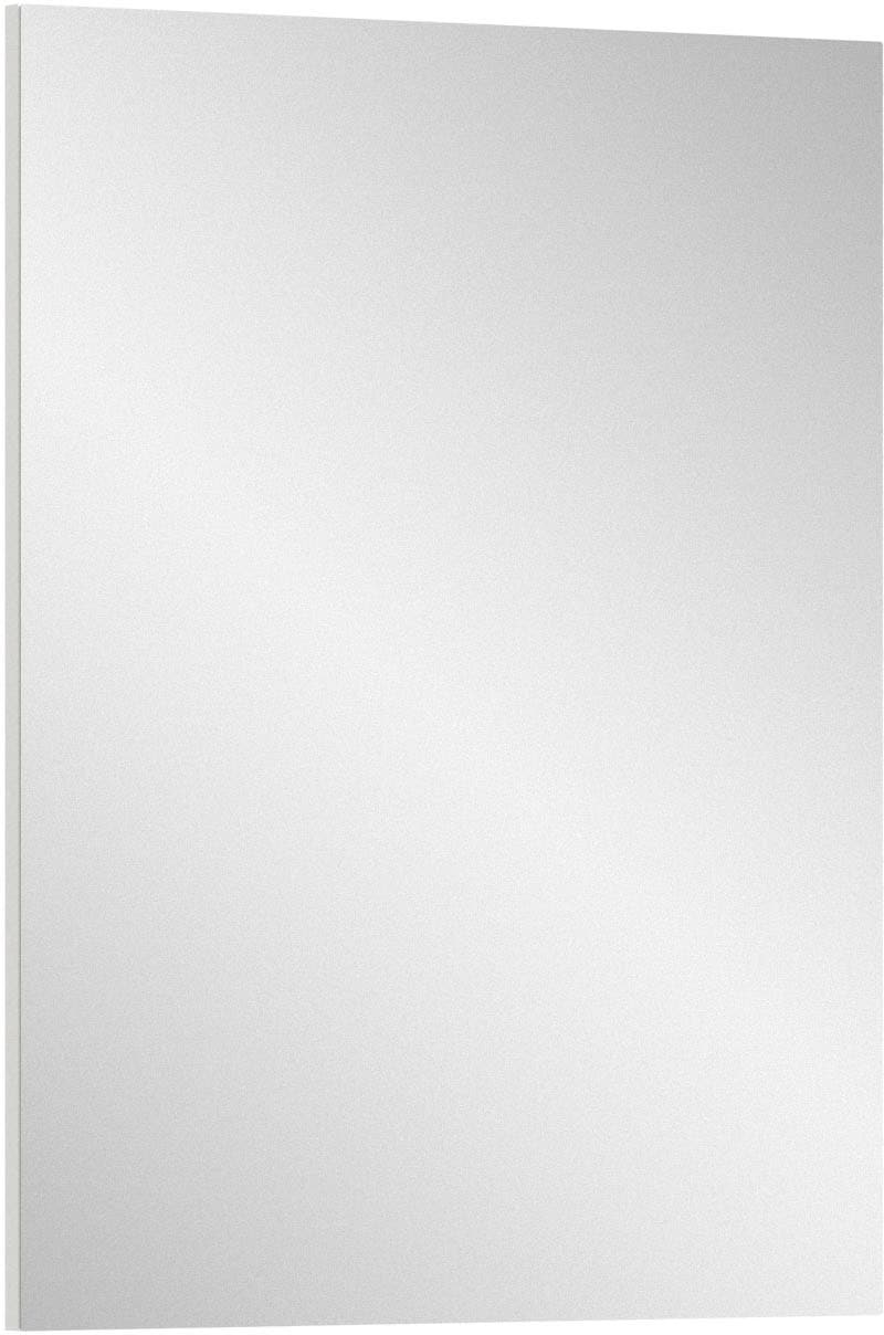 Garderobenspiegel HOME AFFAIRE "Valhe, Breite 55 cm, inkl. Material zur Wandmontage", weiß (weiß, spiegel), B:55cm H:71cm T:2cm, Spiegelglas, glasspiegel, Spiegel, Garderobenspiegel, Spiegel, Wandspiegel, Flurspiegel, Dielenspiegel, Spiegelpaneel