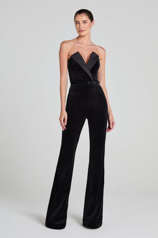 Vivianne Jumpsuit - Blue - Nadine Merabi Jumpsuits