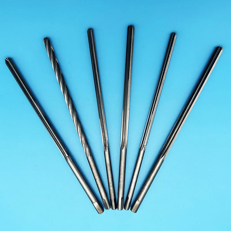 Hartmetallreibahle mit 6 Schneiden, 4,5 mm–15,97 mm, Spirale und gerade Nut, Ventilsitz, Hartmetallreibahlen, 150 mm Länge Image