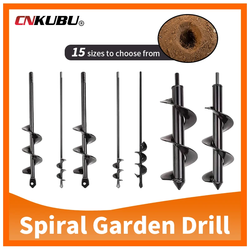 Bohrer Boden Graben magische Waffe Garten Pflanz schnecke Spiral loch Schnecke grün Pflanzen Gemüse Grab Loch Bagger Image