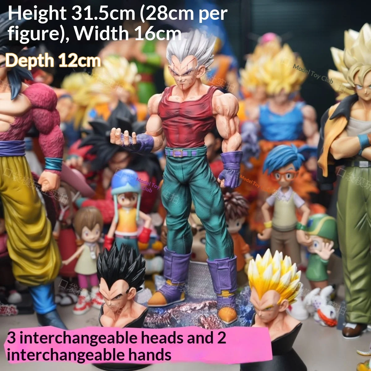 Neue Dragon Ball Anime Figur Super Saiyajin Gt Vegeta Handgemachte Action-figuren Goku Pvc Statue Sammlung Modell Spielzeug Geburtstag Geschenke Image