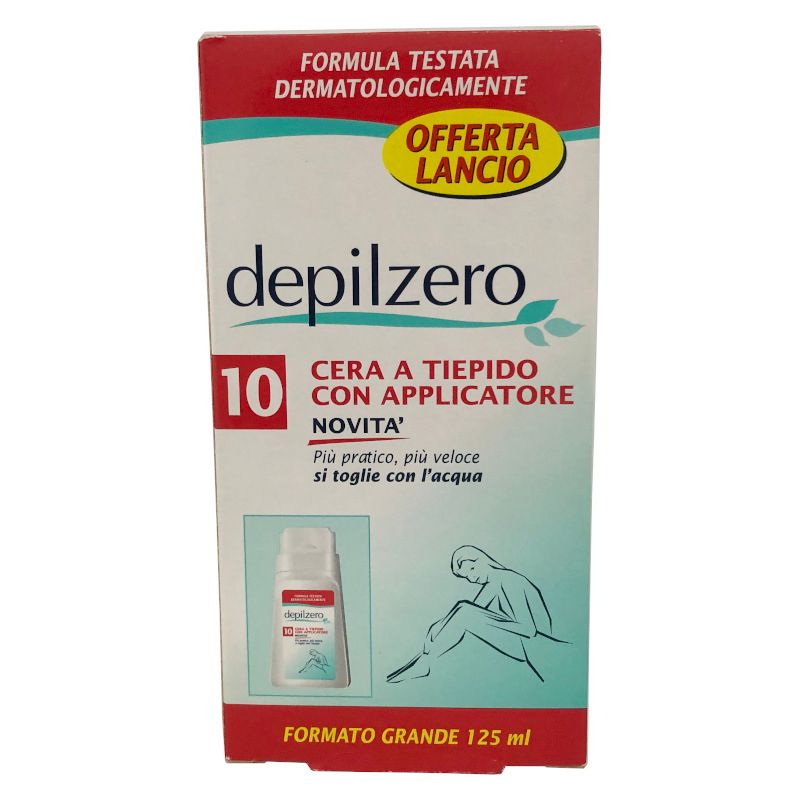 DEPILZERO CERA A TIEPIDO CON APPLICATORE 125ML 125 ml