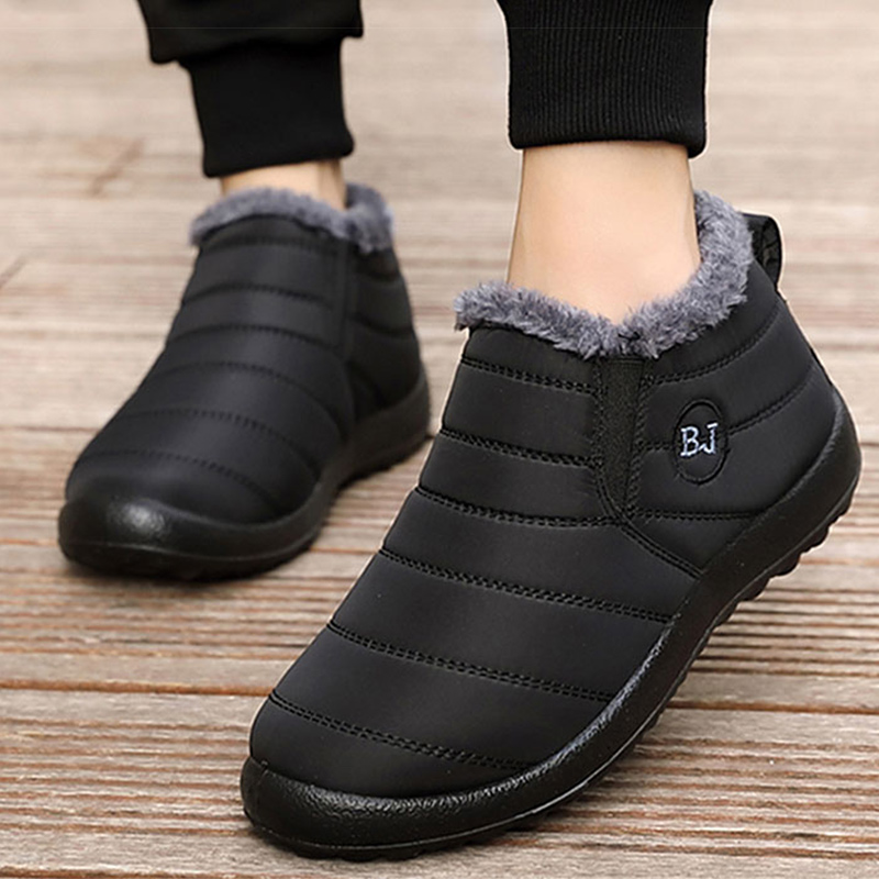 Men Sneakers Keep Warm Winter Sneakers, Casual Sneaker Loafers For Couples blue 37