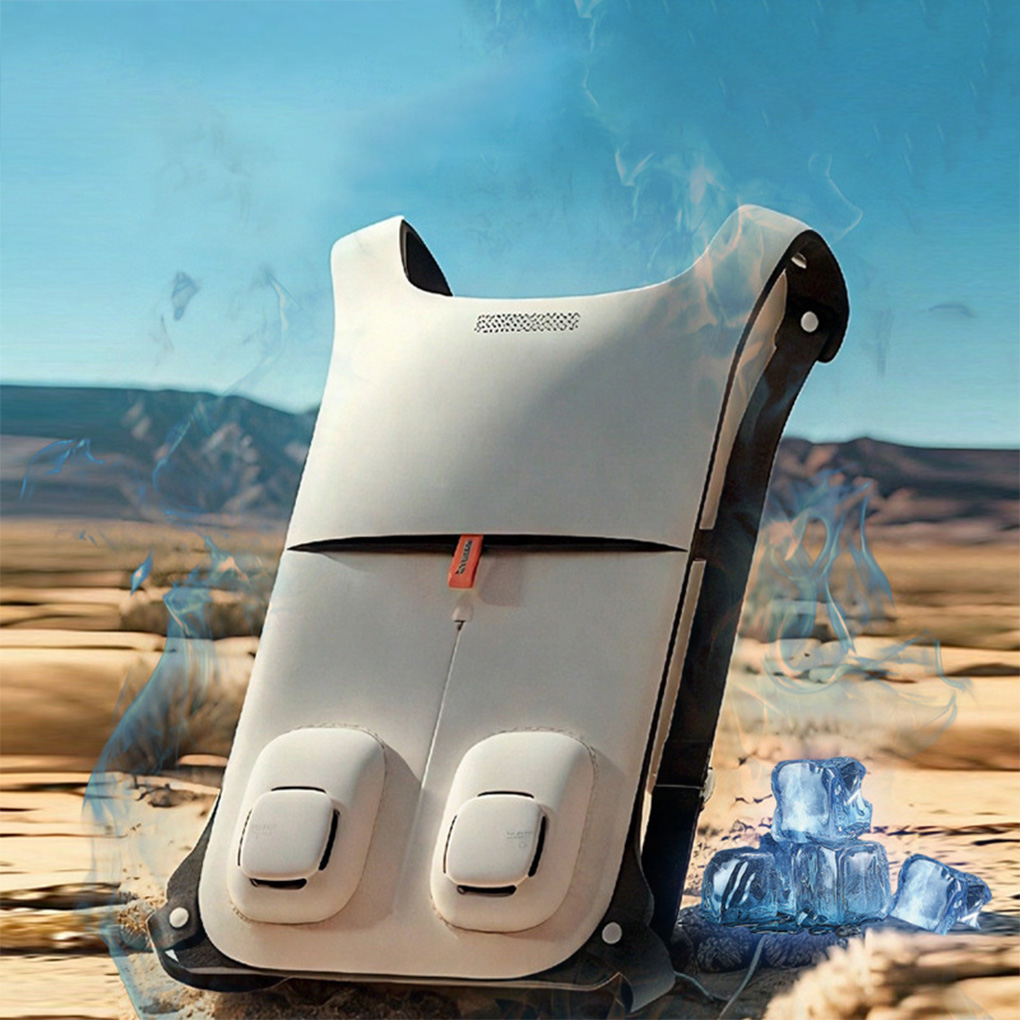 Cooling Air Conditioner Clothing With Semiconductor Refrigeration, Summer Air Conditioning Vest, Work Circulating Ice Cooling Air Conditioner Clothing With Semiconductor Refrigeration, Summer Air Conditioning Vest, Work Circulating Ice