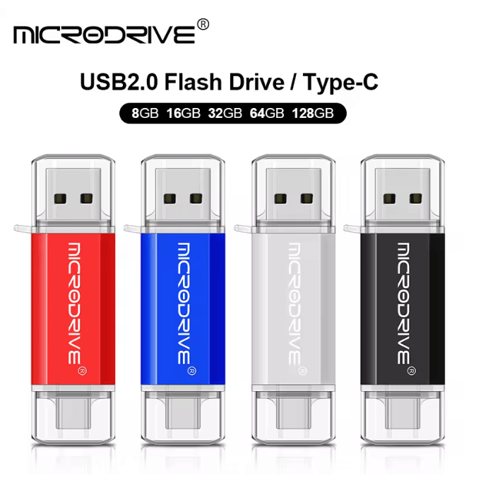 DualConnect Type C Flash Drive black 32 Gb