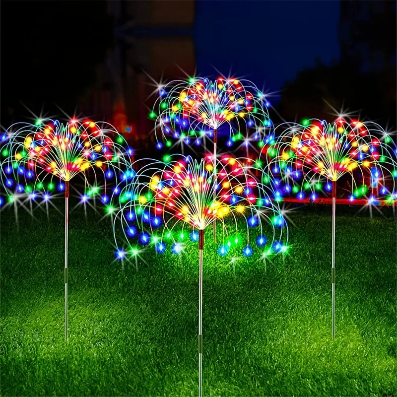 Outdoor Solar Firework Lights, Garden Yard Patio Pathway, Decorative Christmas Wedding Fairy Lights Outdoor Solar Firework Lights, Garden Yard Patio Pathway, Decorative Christmas Wedding Fairy Lights