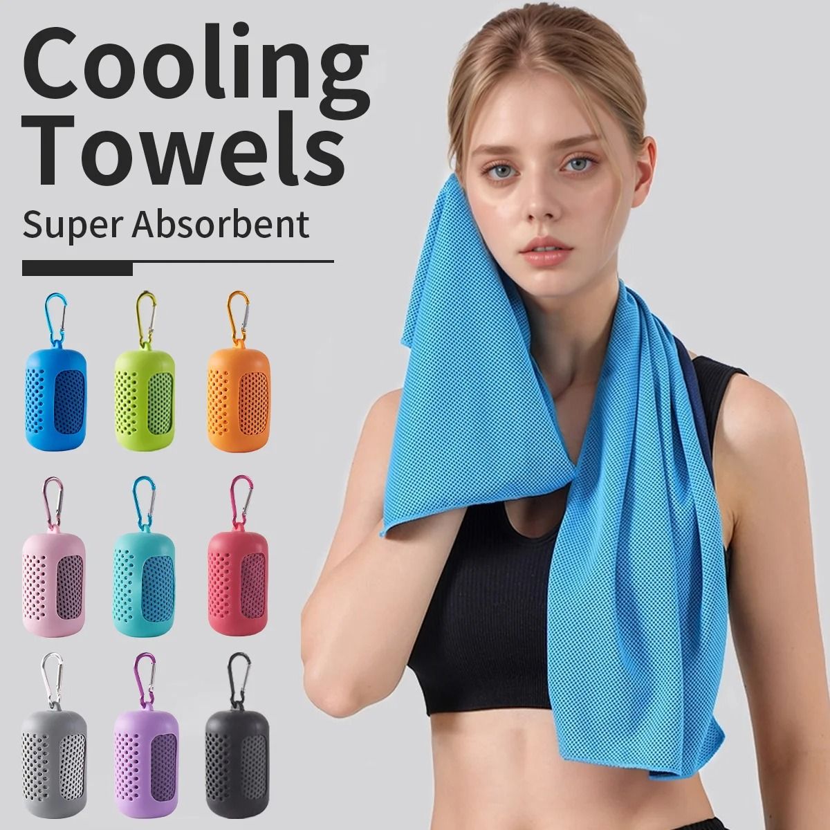Portable Cooling Towel For Sports And Outdoor Use pink 11.81x31.50in