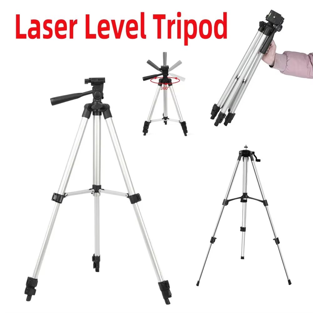 Adjustable Laser Level Tripod Stand With 5 8 Inch Adapter For Self Leveling Tools 4 Ft 11.06 In