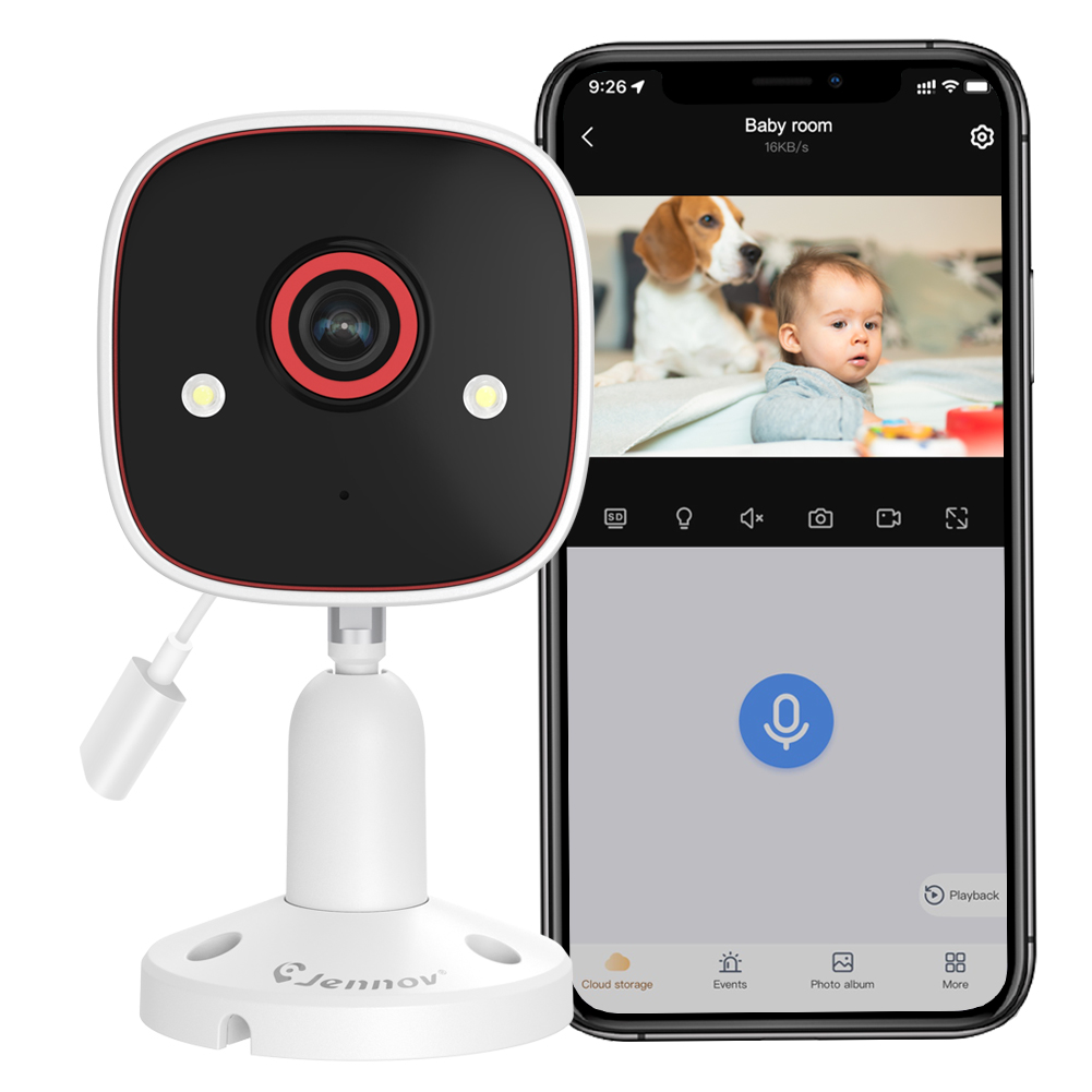Indoor WiFi Security Camera With Audio, Cloud & SD Card Storage Indoor WiFi Security Camera With Audio, Cloud & SD Card Storage
