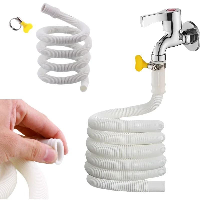 Flexible Drain Hose Extension Pipe For Washing Machine Air Conditioner And Sink 1 M